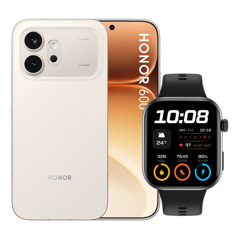 HONOR 600 5G DUAL SIM 6.57" OCTA CORE 256GB RAM 8GB 5G ITALIA GOLD + WATCH 2i SMARWATCH BLACK