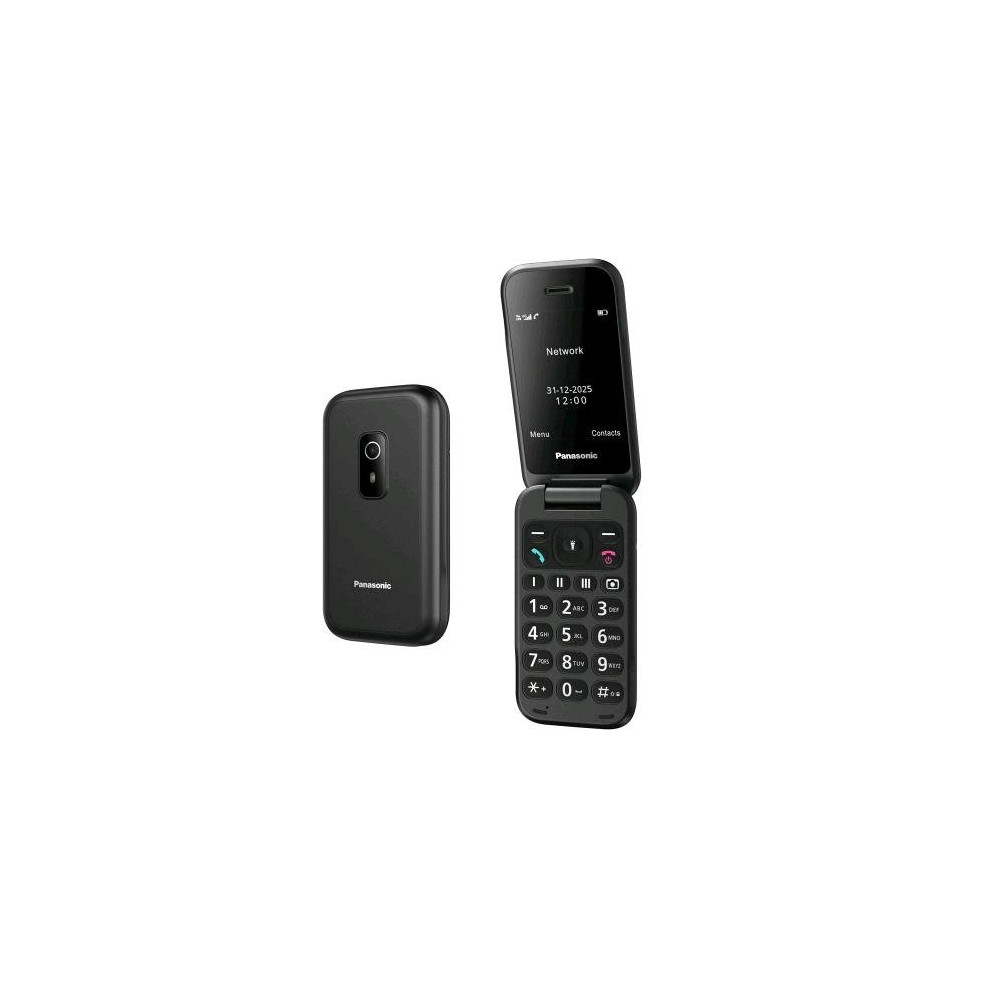 PANASONIC TF600 4G 2.8" DESIGN A CONCHIGLIA FOTOCAMERA CALCOLATRICE TORCIA MP3 E REGISTRATORE BLUETOOTH 3.0 4G NERO