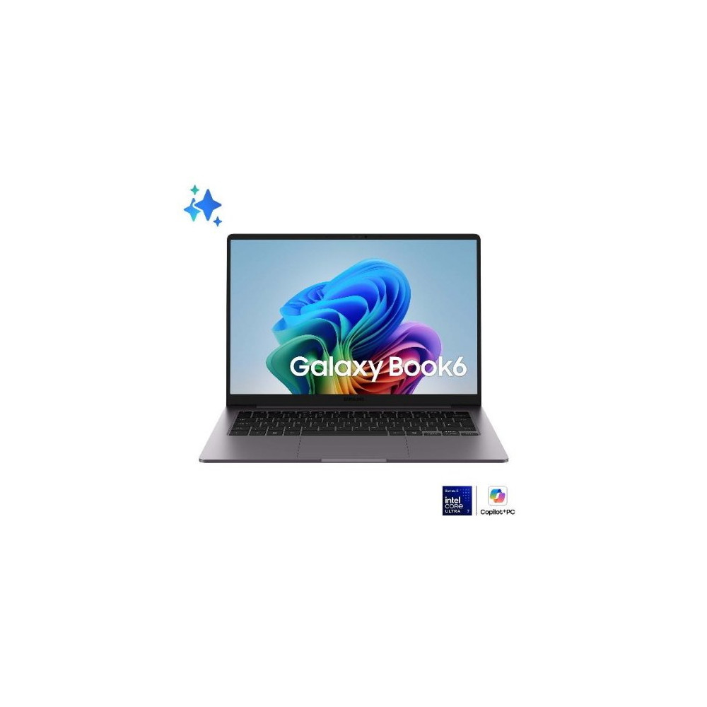 SAMSUNG GALAXY BOOK6 EE NP744BJG-KG1IT Copilot + PC 14" WUXGA INTEL CORE ULTRA 7 355 RAM 16GB-SSD 512GB NVMe-INTEL GRAPHICS-WI-F
