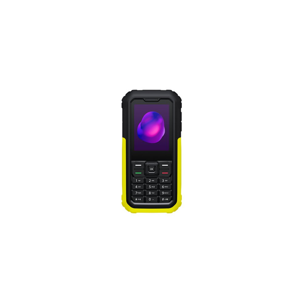 TCL 3189D RUGGED 4G DUAL SIM 2.4" PROTEZIONE INFILTRAZIONE LIQUIDI E POLVERE IP68 TASTO SOS 4G LTE ITALIA BLACK/YELLOW