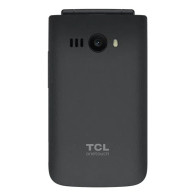 TCL ONETOUCH 4043 4G DUAL SIM 3.2" CLAMSHELL EASY PHONE DOPPIO DISPLAY BASETTA DI RICARICA ITALIA DARK NIGHT GREY