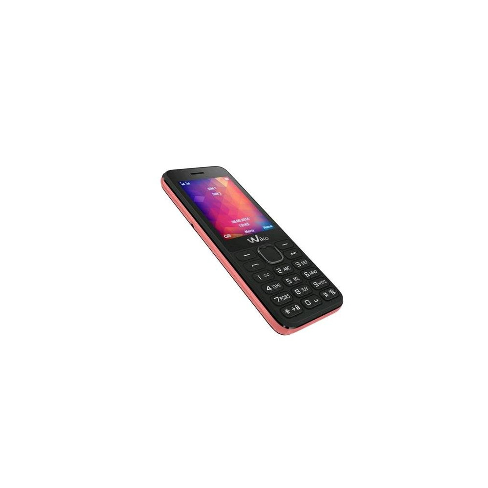 WIKO RIFF 2 DUAL SIM DISPLAY 2.4" A COLORI FOTOCAMERA RADIO FM BLUETOOTH ITALIA BLACK PINK CANDY