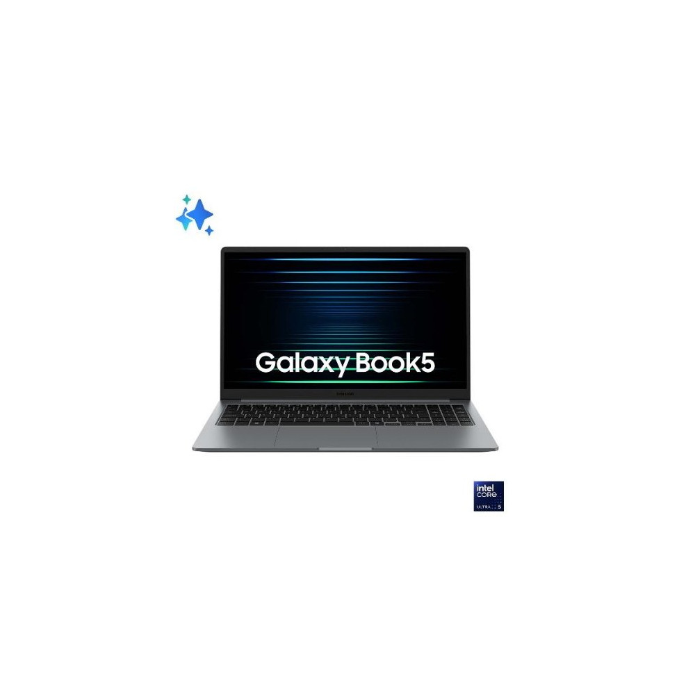 SAMSUNG GALAXY BOOK5 AI NP754XHD-KD6IT 15.6" INTEL CORE ULTRA 5 225U RAM 16GB-SSD 512GB NVMe-INTEL ARC GRAPHICS-WI-FI 6E-WIN 11 