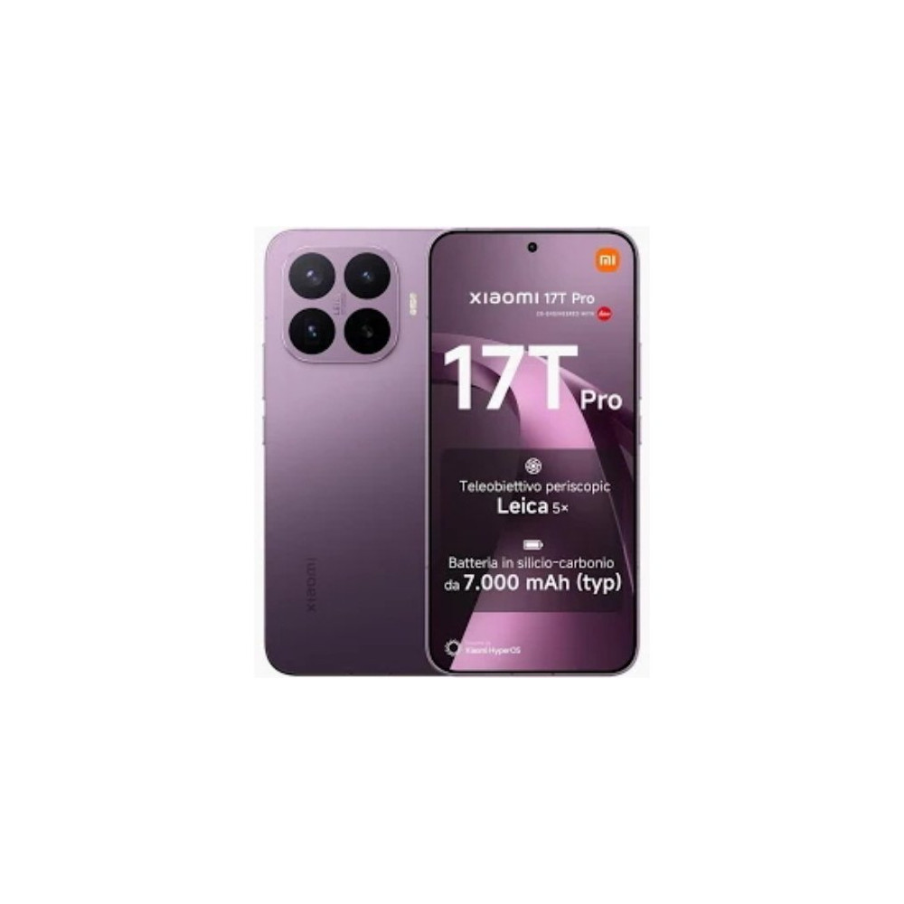 XIAOMI 17T PRO 5G DUAL SIM 6.83" OCTA CORE 512GB RAM 12GB 5G ITALIA DEEP VIOLET