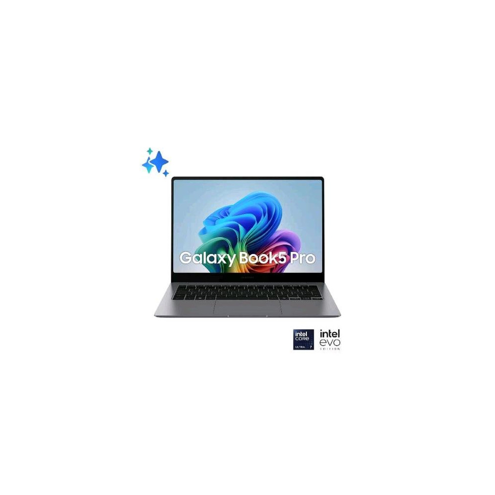 SAMSUNG GALAXY BOOK5 PRO NP944XHA-KG1IT 14" AMOLED WQXGA+ TOUCH SCREEN INTEL CORE ULTRA 7 258V RAM 32GB-SSD 1TB NVMe-INTEL ARC G