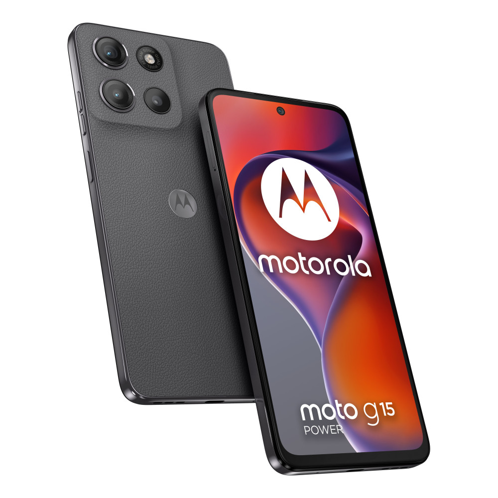 MOTOROLA MOTO G15 POWER DUAL SIM 6.72" OCTA CORE 256GB RAM 8GB 4G LTE EUROPA GRAVITY GREY