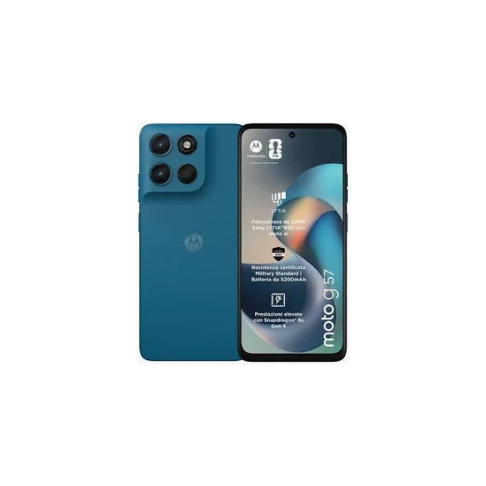 MOTOROLA MOTO G57 5G DUAL SIM 6.72" OCTA CORE 256GB RAM 8GB 5G ITALIA CORSAIR GREEN BUSINESS EDITION