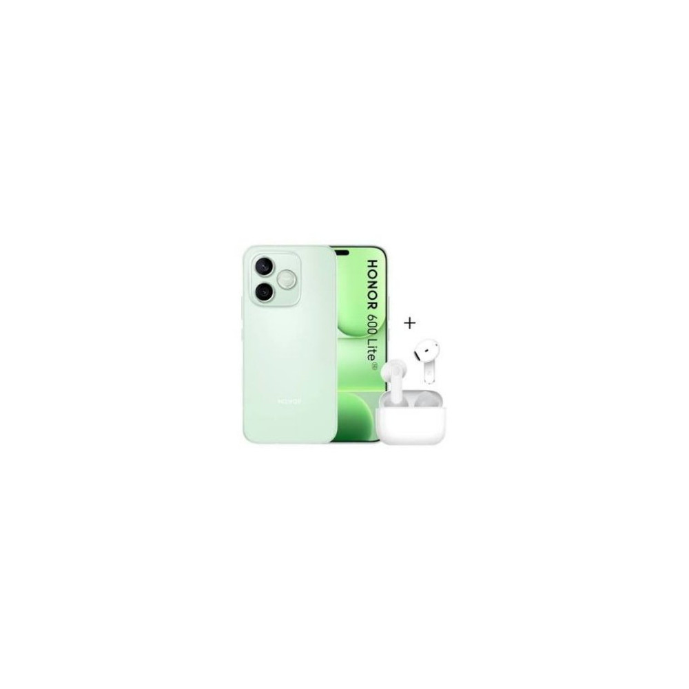 HONOR 600 LITE 5G DUAL SIM 6.6" OCTA CORE 256GB RAM 8GB 5G TIM SPROUT GREEN + HONOR CHOICE EARBUDS X7e ACTIVE AURICOLARI WIRELES