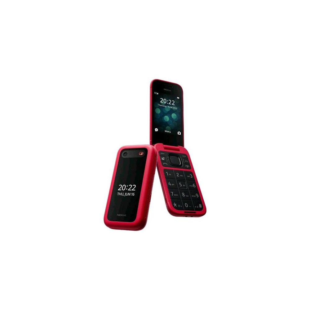 NOKIA 2660 FLIP DUAL SIM 2.8" CLAMSHELL FOTOCAMERA BLUETOOTH EUROPA RED