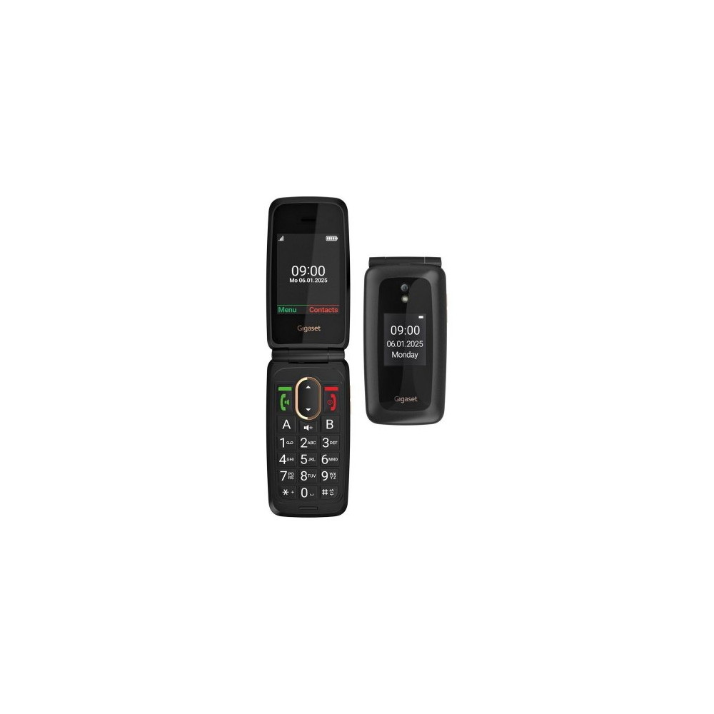 GIGASET GL795 4G 2.8" SENIOR PHONE EASY PHONE A CONCHIGLIA FLI ATTIVO TASTI GRANDI TASTO SOS 5 CONTATTI RAPIDI AUDIO POTENZIATO 