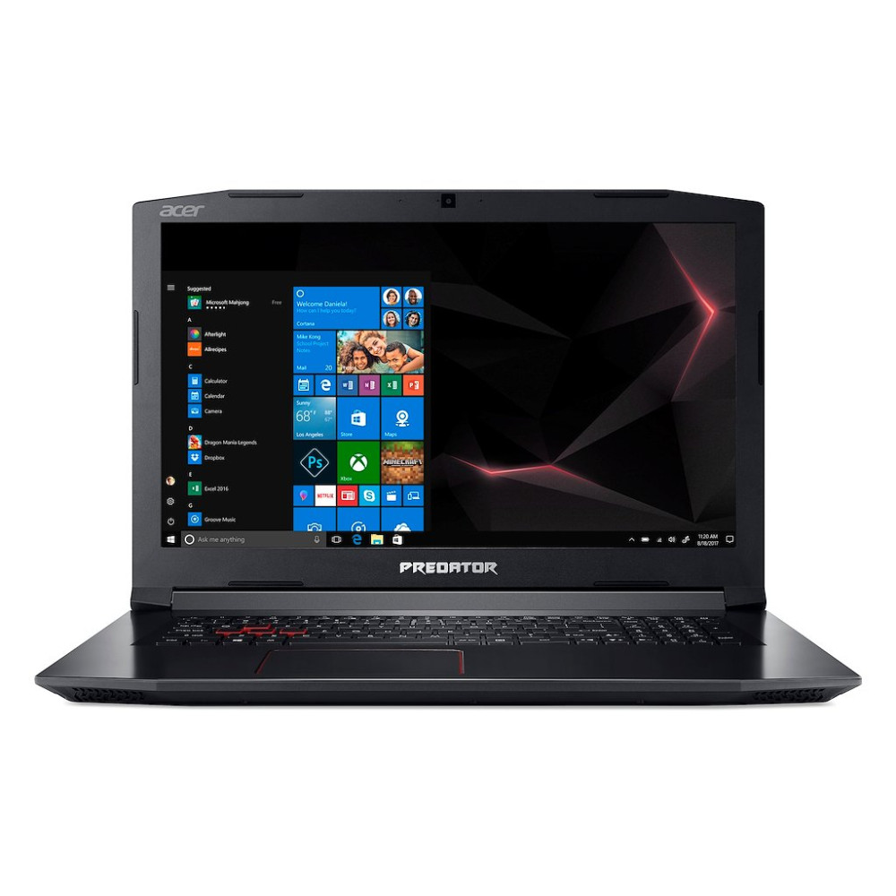 ACER PREDATOR ELIOS PH315-51-74N0 15.6" i7-8750H 2.2GHz RAM 16GB-SSD 128GB + HDD 1.000GB-GEFORCE GTX 1060 6GB-WIN 10 HOME ITALIA