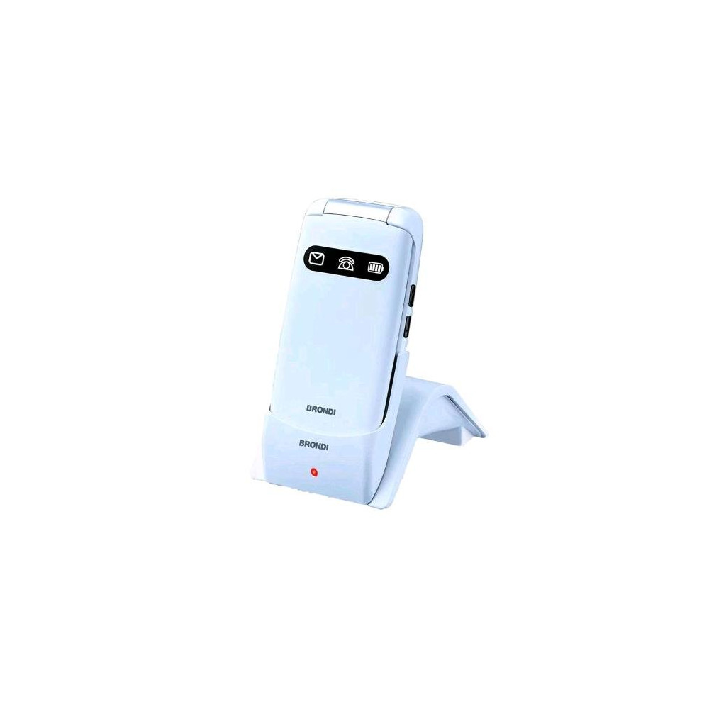 BRONDI AMICO FAVOLOSO DUAL SIM 2.8" CLAMSHELL ITALIA WHITE METAL
