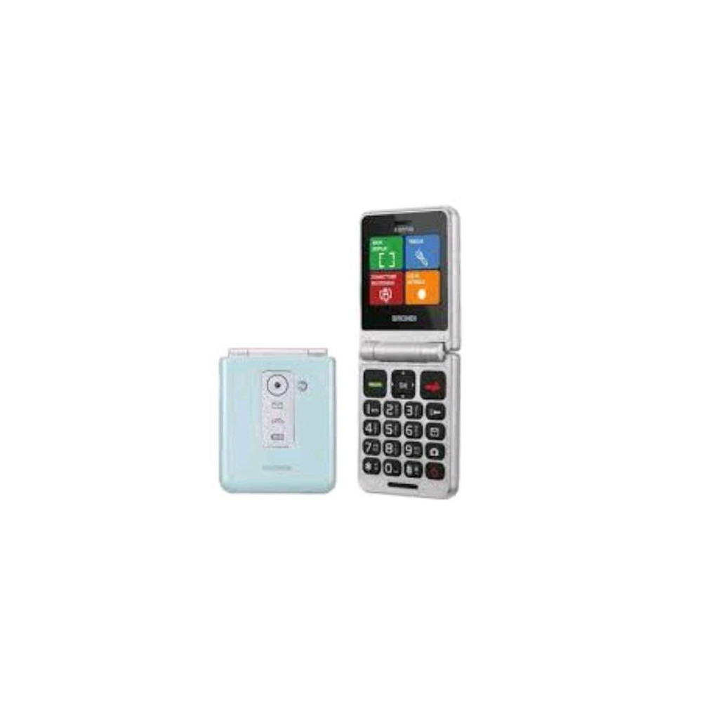 BRONDI FLIPPER DUAL SIM 2.4" CLAMSHELL FLIP ATTIVO 3 PULSANTI ACCESSO RAPIDO 9 MEMORIE PER CHIAMATE RAPIDE USB-C ITALIA GREEN WA