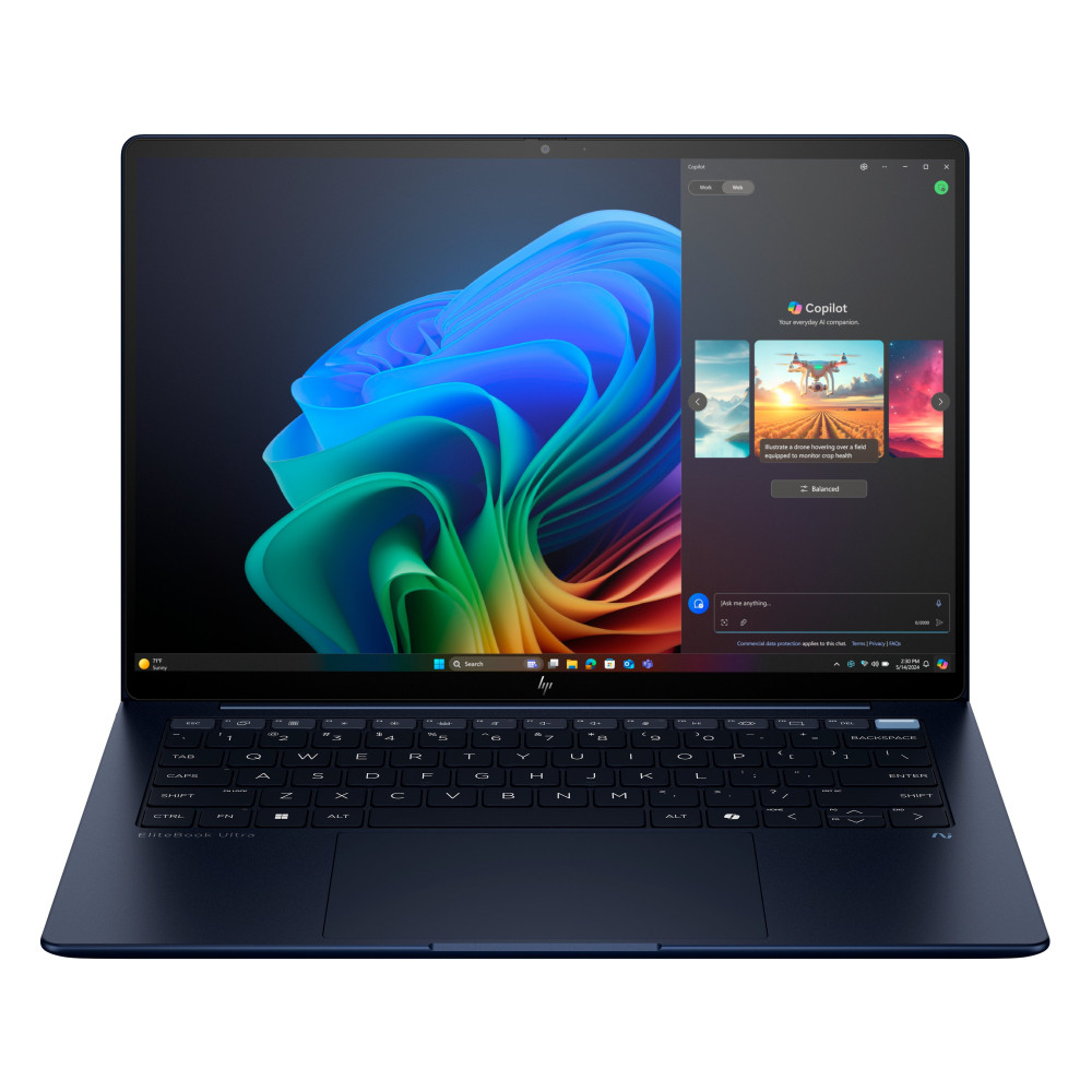 HP ELITEBOOK ULTRA G1i NEXT GEN AI Copilot+ PC 14" OLED 2.8K TOUCH SCREEN INTEL CORE ULTRA 5 226V RAM 16GB-SSD 1TB NVMe-INTEL AR