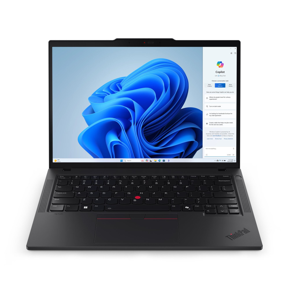 LENOVO THINKPAD T14 GEN 5 14" WUXGA AMD RYZEN 5 PRO 8540U RAM 16GB-SSD 512GB NVMe-AMD RADEON GRAPHICS 740M-WI-FI 6E + GIGABIT LA