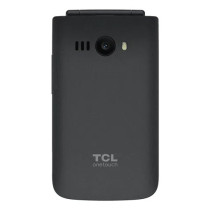 TCL ONETOUCH 4043 4G DUAL SIM 3.2" CLAMSHELL EASY PHONE DOPPIO DISPLAY BASETTA DI RICARICA ITALIA DARK NIGHT GREY