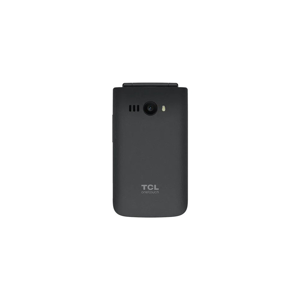 TCL ONETOUCH 4043 4G DUAL SIM 3.2" CLAMSHELL EASY PHONE DOPPIO DISPLAY BASETTA DI RICARICA ITALIA DARK NIGHT GREY