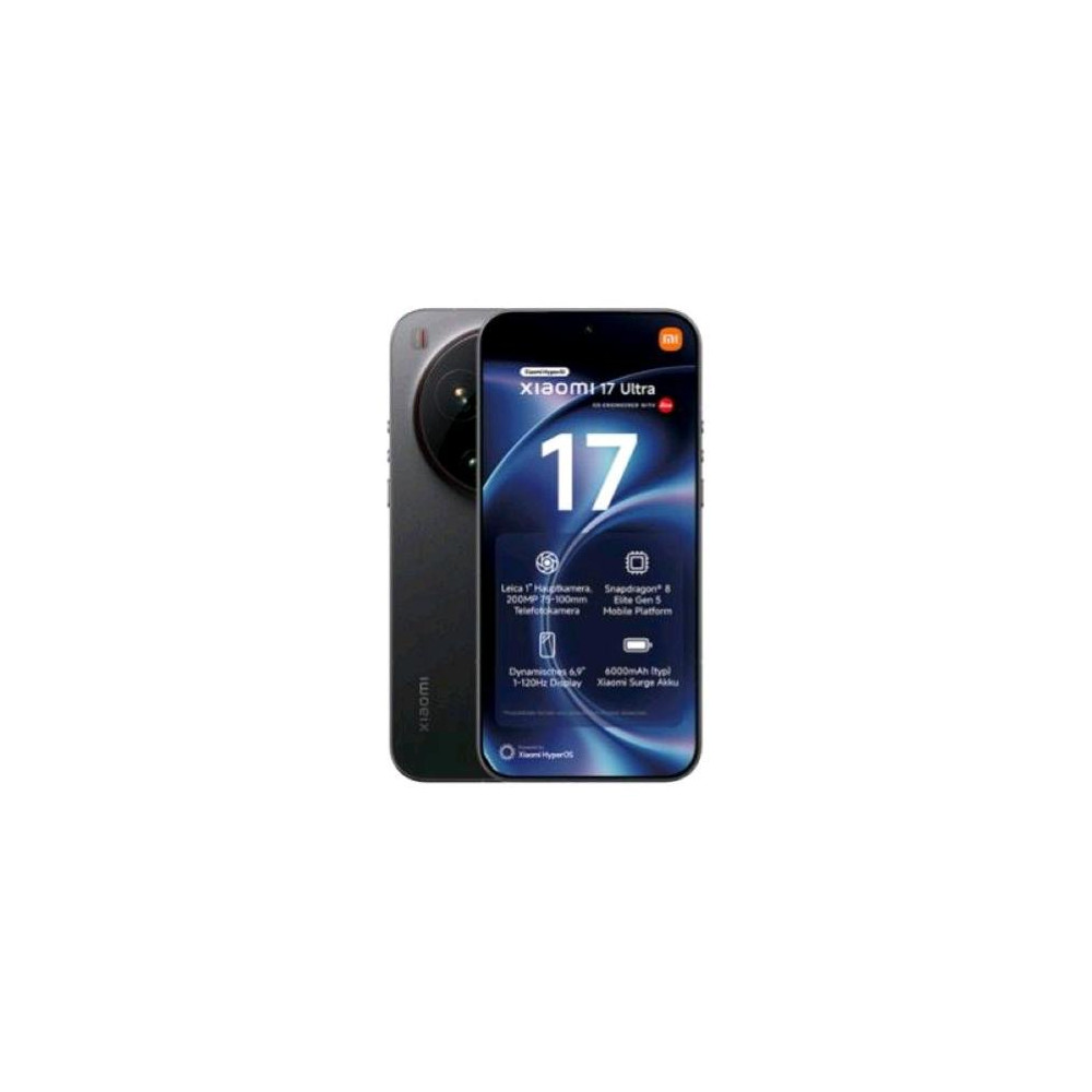 XIAOMI 17 ULTRA 5G DUAL SIM 6.9" OCTA CORE 512GB RAM 16GB 5G EUROPA BLACK