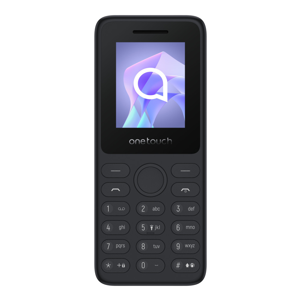 TCL ONETOUCH 4021 DUAL SIM 1.8" MOBILE PHONE DESIGN SLIM FOTOCAMERA BLUETOOTH ITALIA DARK NIGHT GREY
