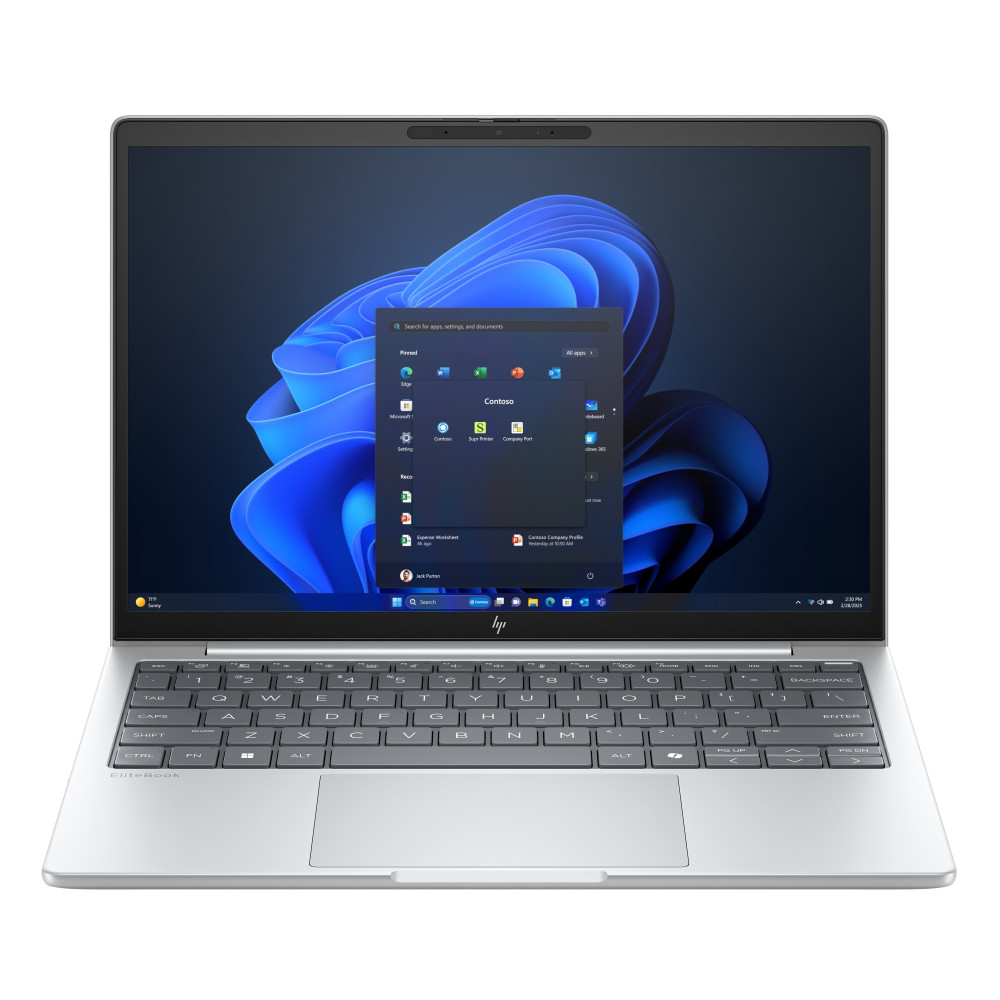 HP ELITEBOOK 8 G1i AI 13.3" WUXGA INTEL CORE ULTRA 5 225U RAM 16GB-SSD 512GB NVMe-INTEL GRAPHICS-WI-FI 6E-WIN 11 PROF ARGENTO (A