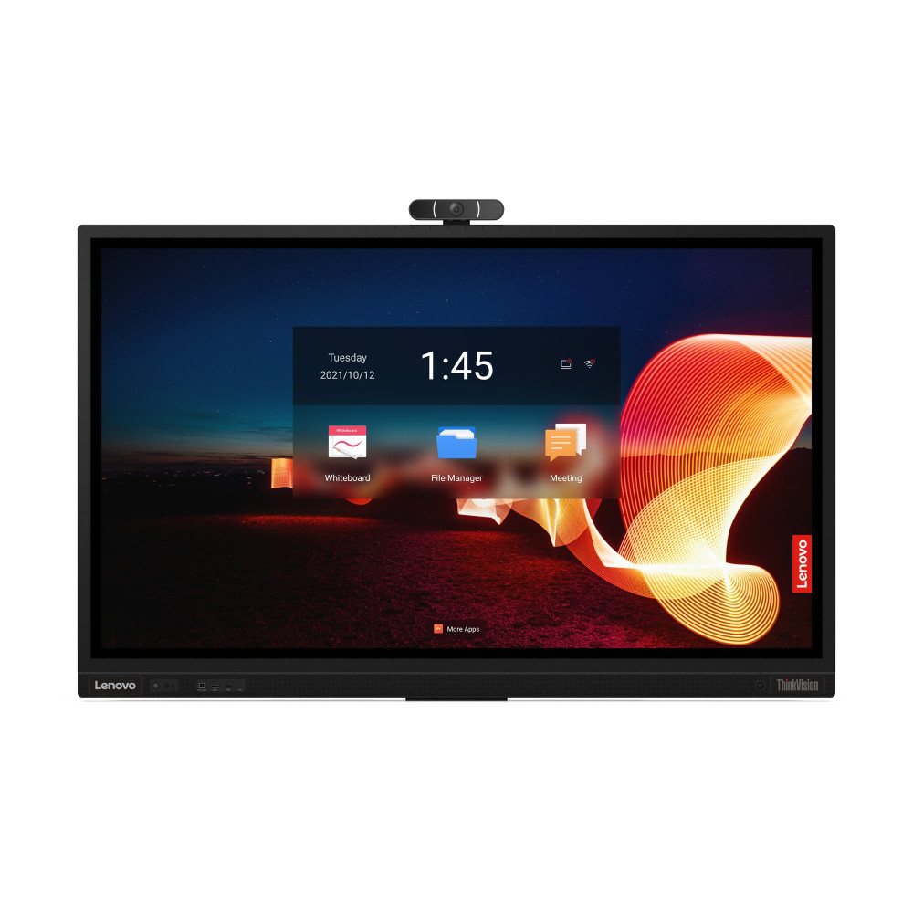Lenovo ThinkVision T65 Monitor PC 165,1 cm (65") 3840 x 2160 Pixel 4K Ultra HD LED Touch screen Nero Lenovo ThinkVision T65 Monitor PC 165,1 cm (65") 3840 x 2160 Pixel 4K Ultra HD LED Touch screen Nero