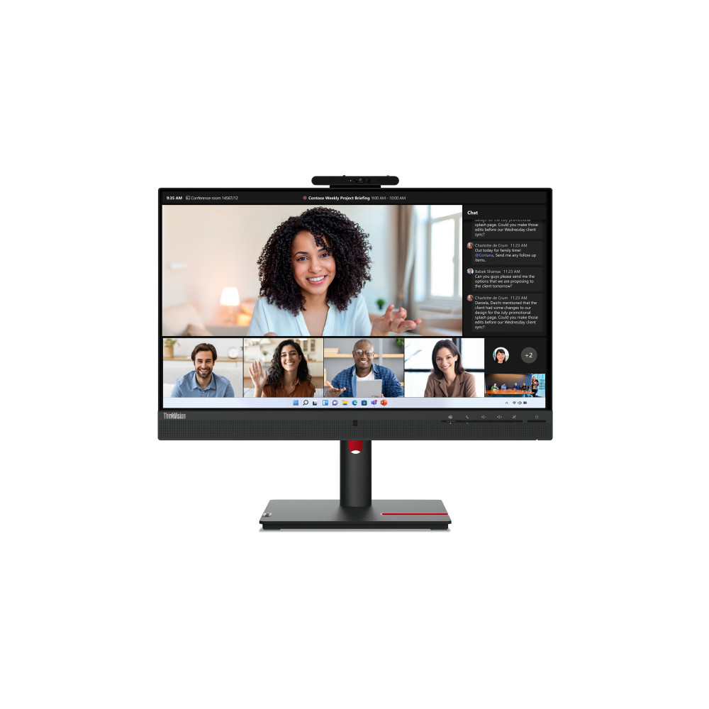 Lenovo ThinkVision T24mv-30 LED display 60,5 cm (23.8") 1920 x 1080 Pixel Full HD Nero Lenovo ThinkVision T24mv-30 LED display 60,5 cm (23.8") 1920 x 1080 Pixel Full HD Nero