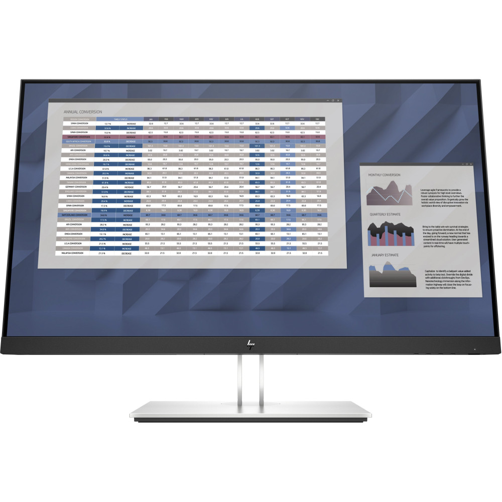 HP E-Series E27 G4 Monitor PC 68,6 cm (27") 1920 x 1080 Pixel Full HD LED Nero HP E-Series E27 G4 Monitor PC 68,6 cm (27") 1920 x 1080 Pixel Full HD LED Nero