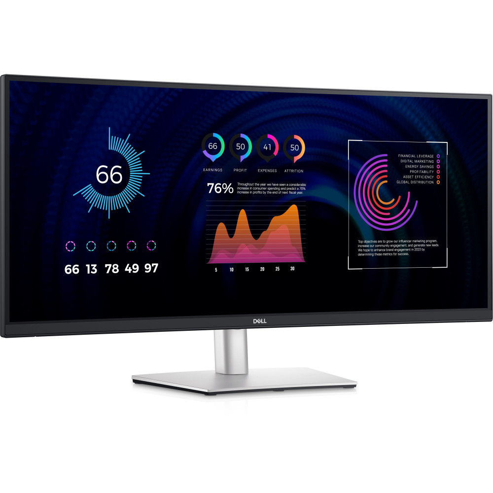 DELL P Series P3424WE Monitor PC 86,7 cm (34.1") 3440 x 1440 Pixel 4K Ultra HD LCD Nero DELL P Series P3424WE Monitor PC 86,7 cm (34.1") 3440 x 1440 Pixel 4K Ultra HD LCD Nero
