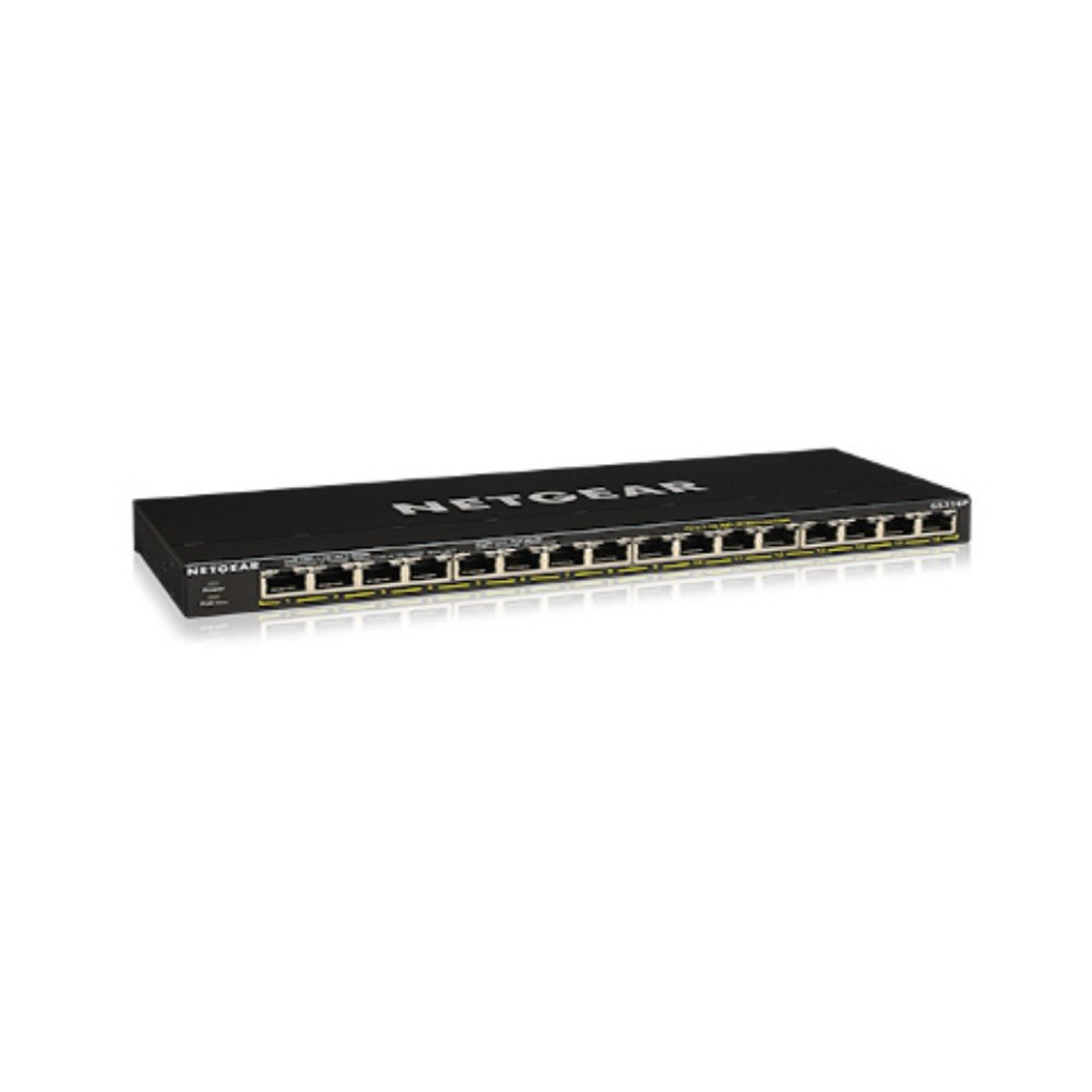 NETGEAR GS316P Non gestito Gigabit Ethernet (10/100/1000) Supporto Power over Ethernet (PoE) Nero