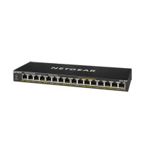 NETGEAR GS316PP Non gestito Gigabit Ethernet (10/100/1000) Supporto Power over Ethernet (PoE) Nero