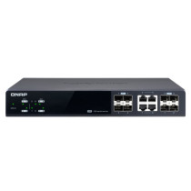 QNAP QSW-M804-4C switch di rete Gestito 10G Ethernet (100/1000/10000) Nero