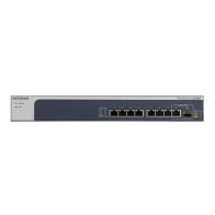 NETGEAR XS508M Non gestito 10G Ethernet (100/1000/10000) Grigio, Argento