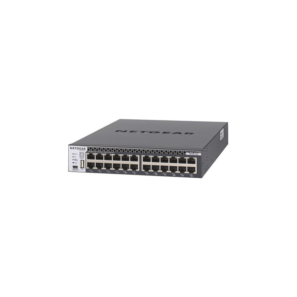NETGEAR M4300-24X Gestito L3 10G Ethernet (100/1000/10000) 1U Nero