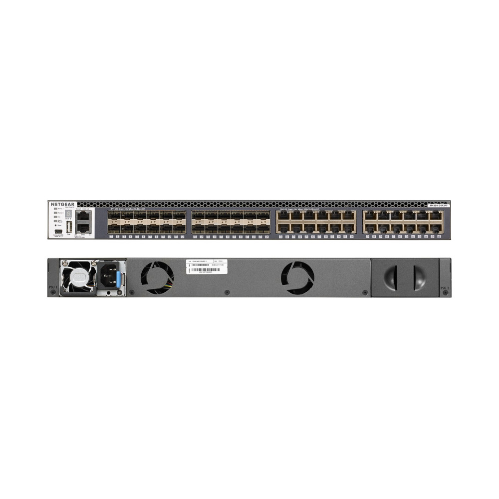 NETGEAR M4300-24X24F/US/EMEA Gestito 10G Ethernet (100/1000/10000) 1U Grigio NETGEAR M4300-24X24F/US/EMEA Gestito 10G Ethernet (100/1000/10000) 1U Grigio