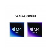 MacBook Pro 14"-Nero siderale -Vetro con nanotexture-Chip Apple M4 Max con CPU 16-core, GPU 40-core, Neural Engine 16-core-RAM 6