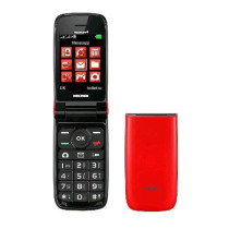 BRONDI MAGNUM 4 DUAL SIM 2.8" CLAMSHELL FOTOCAMERA BLUETOOTH RADIO FM ITALIA ROSSO