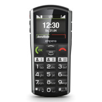 EMPORIA SIMPLICITY V27 LTE 2" EASY PHONE CHIAMATA D'EMERGENZA 3 TASTI SELEZIONE RAPIDA TASTI EXTRA LARE 4G LTE NERO ARGENTO