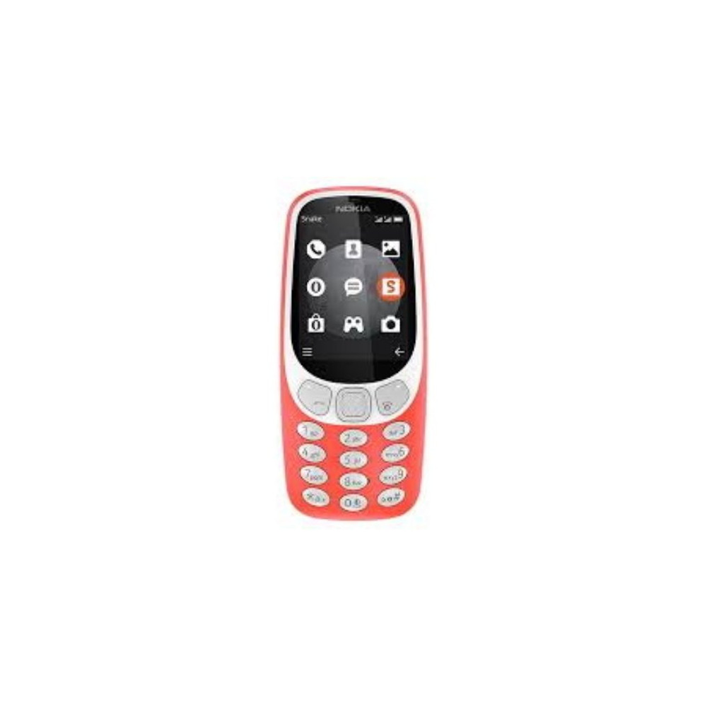 NOKIA 3310 DUAL SIM 2.4" MOBILE PHONE 2G CAMERA LED EUROPA WARM RED