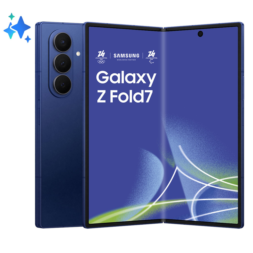 SAMSUNG F966 GALAXY Z FOLD7 5G DUAL SIM 8" OCTA CORE 512GB RAM 12GB 5G ITALIA BLUE SHADOW