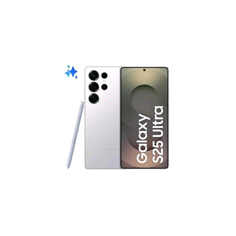 SAMSUNG S938 GALAXY S25 ULTRA 5G DUAL SIM Ai 6.9" OCTA CORE 256GB RAM 12GB 5G TIM TITANIUM WHITESILVER