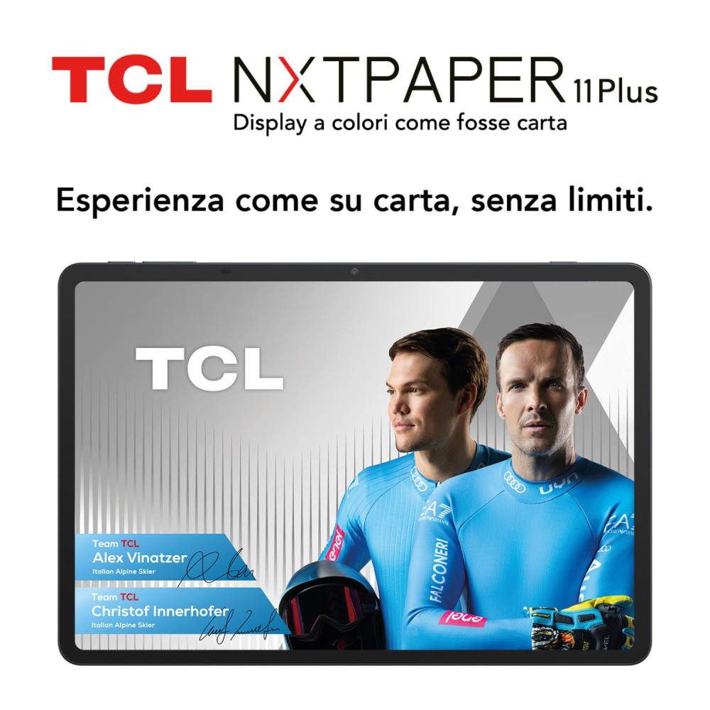 TCL NXTPAPER 11 PLUS TAB 11.5" OCTA CORE 256GB RAM 8GB WI-FI + FLIP COVER + T-PEN ITALIA DARK GREY