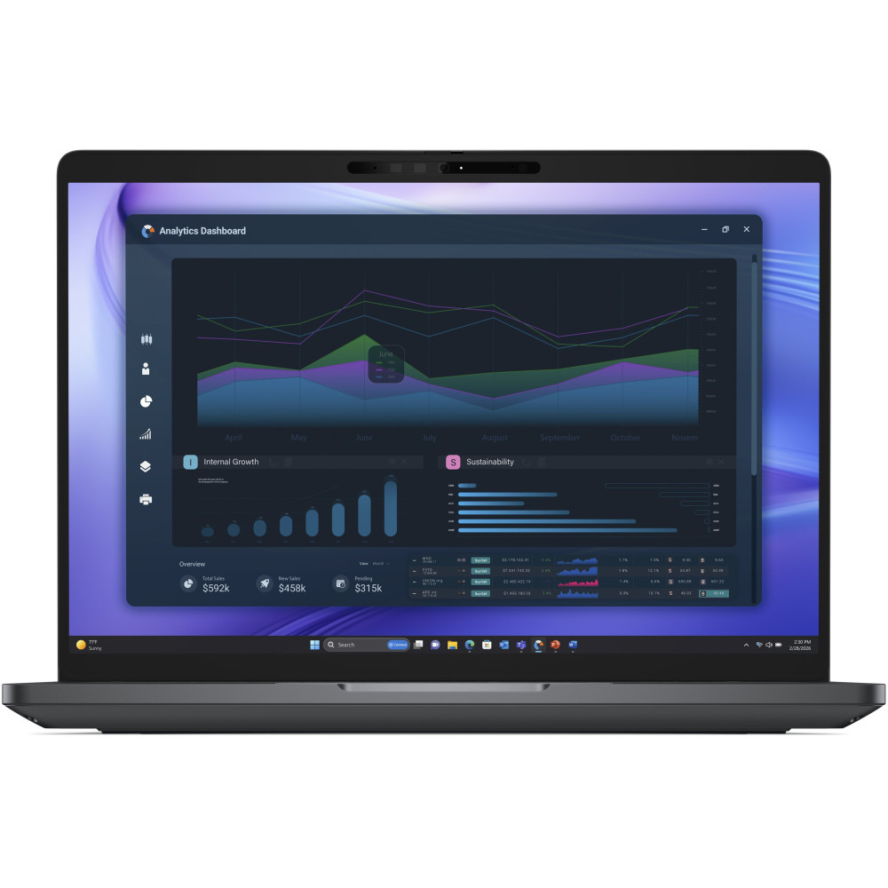 DELL PRO PRECISION 5 14 PW514261 Copilot+ PC AI WORSKTATION MOBILE 14" FULL HD+ INTEL CORE ULTRA 7 366H RAM 32GB-SSD 1TB NVMe-NV