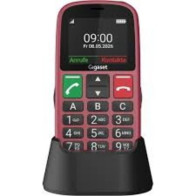 GIGASET GL30 4G 2.2" SENIOR PHONE TASTO SOS 3 TASTI CHIAMATA RAPIDA COMPATIBILE CON APPARECCHI ACUSTICI 4G ROSSO