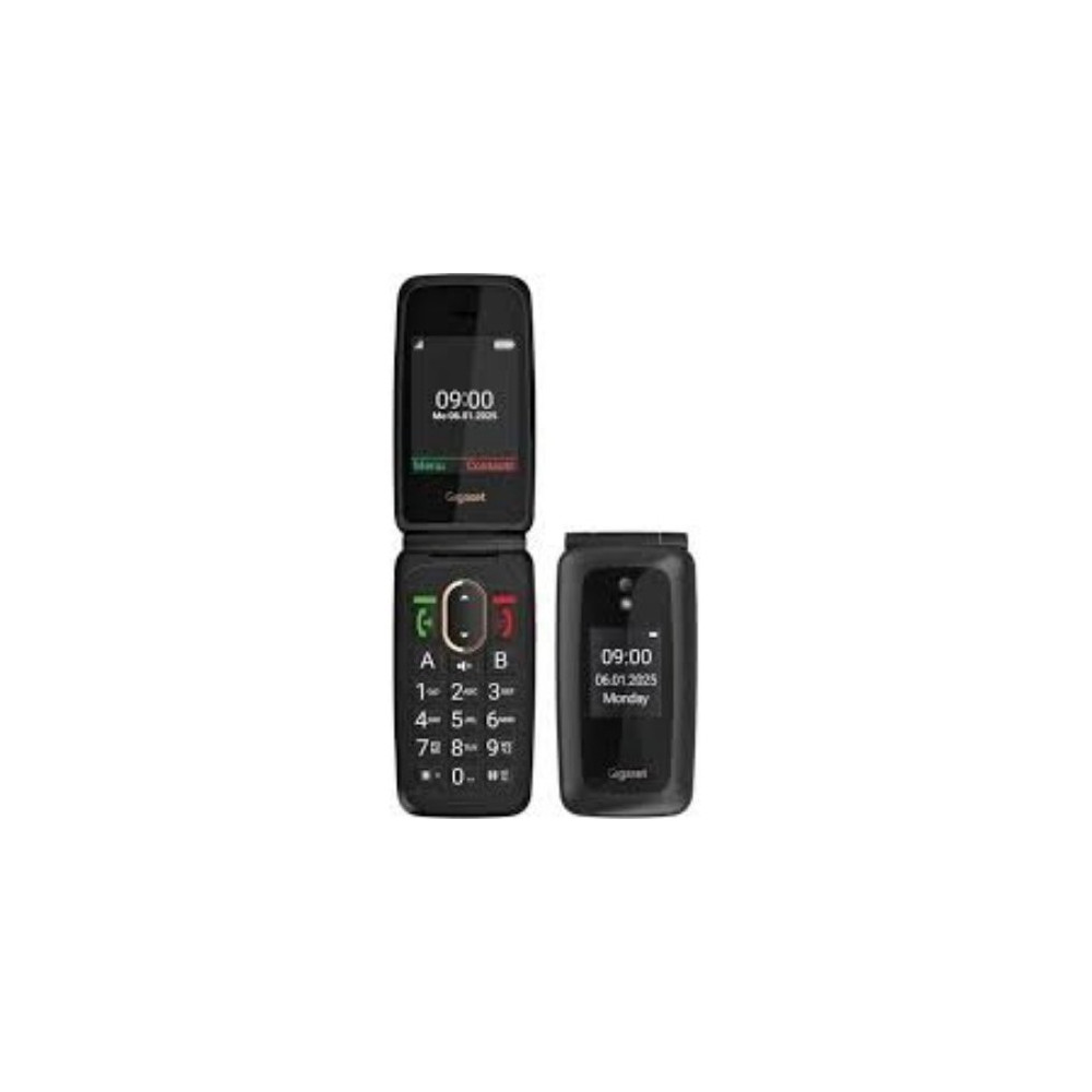 GIGASET HANDY GL795 4G 2.8" SENIOR PHONE A CONCHIGLIA FLIP ATTIVO 4G NERO