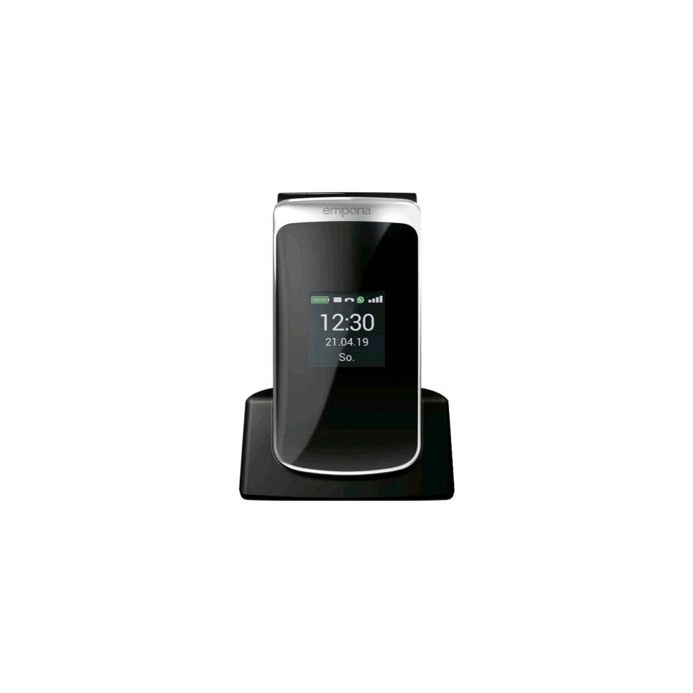 EMPORIA TOUCH SMART 3.2" EASY PHONE CLAMSHELL TASTO D'EMERGENZA 4G TIM BLACK