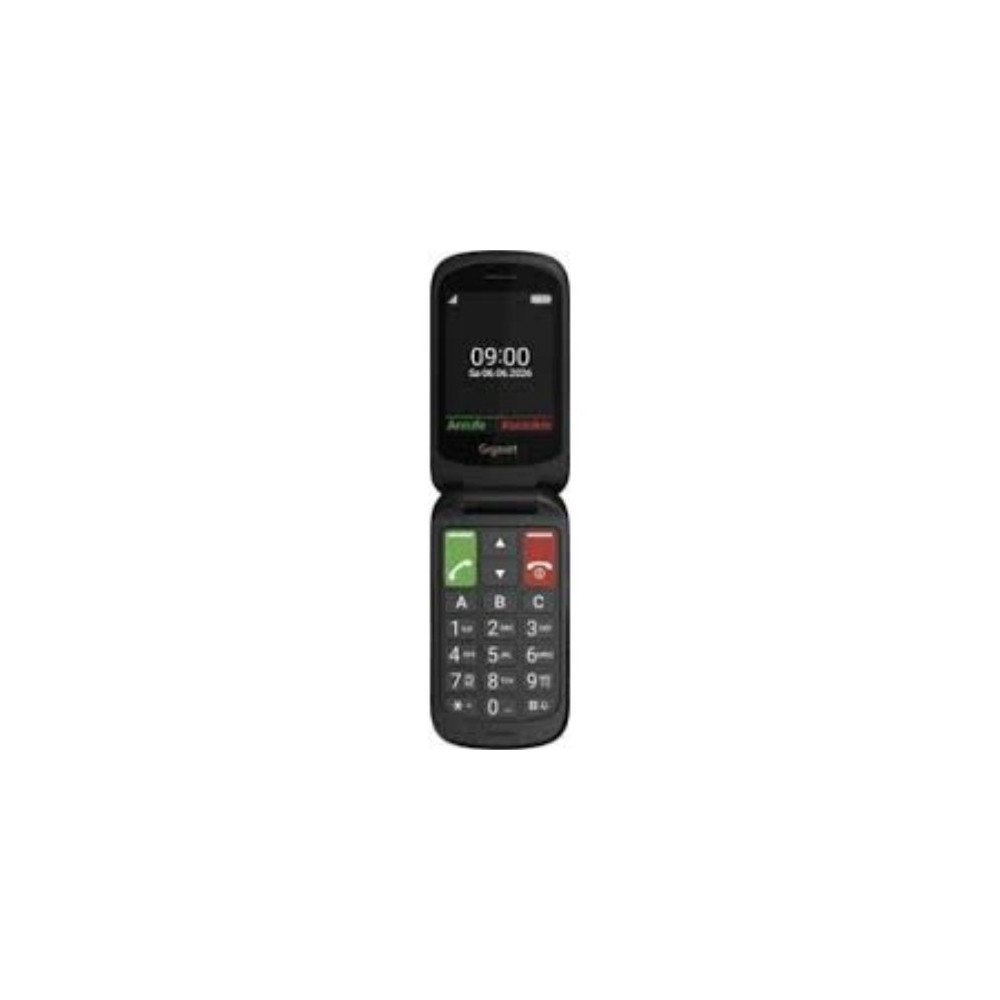 GIGASET GL40 4G 2.8" SENIOR PHONE A CONCHIGLIA FLIO ATTIVO TASTI GRANDI RADIO FM 4G LTE NERO